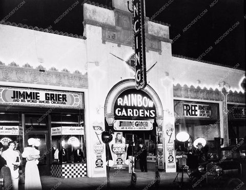 historic Los Angeles Jimmie Grier Orch Rainbow Gradens nightclub 1292-08