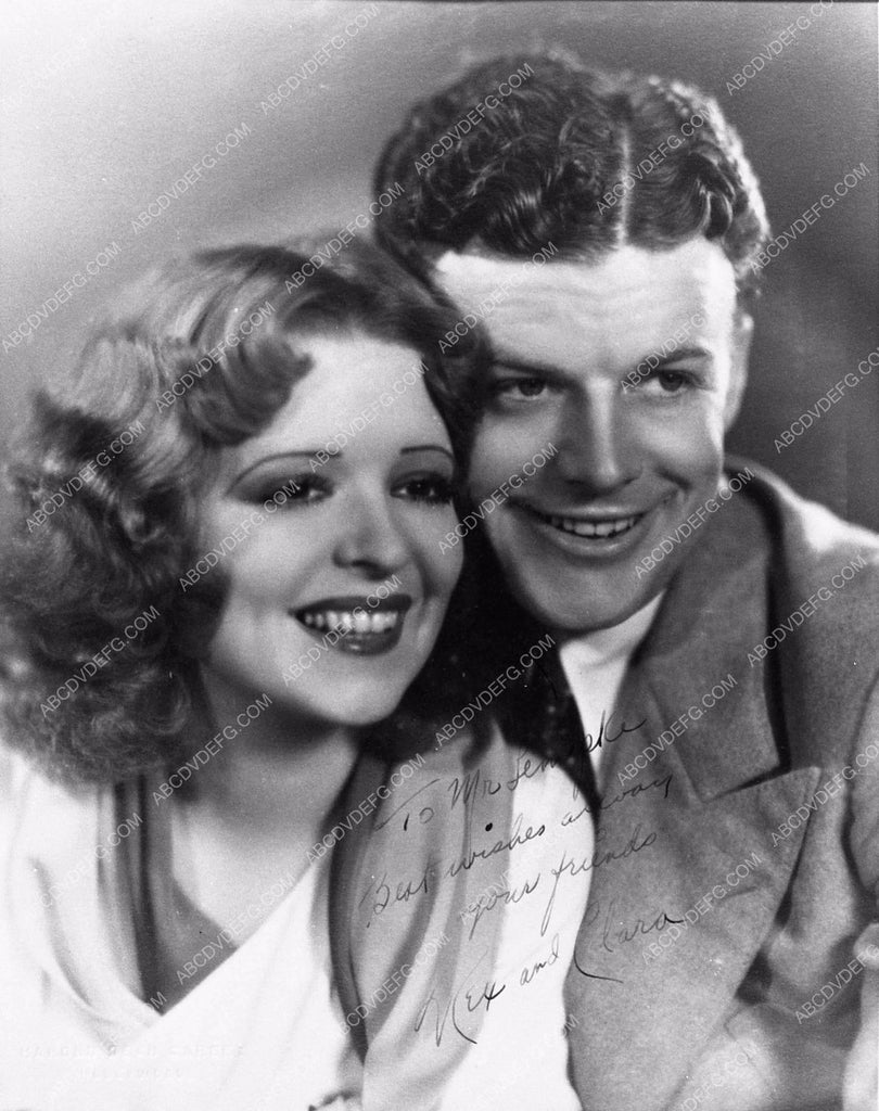 George Beldam Jr Clara Bow And Rex Bell