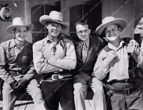 Bob Steele Robert Livingston Rufe Davis Harry Grey western snapshot 1294-26