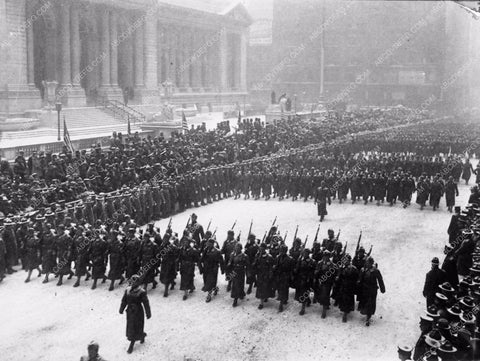 The 1918 NYC George Washington Day Parade cool New York Photo 1309-09