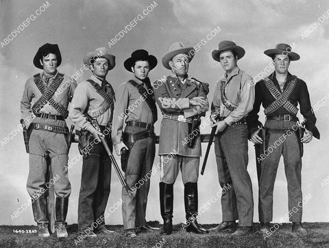 Dewey Martin Audie Murphy Brian Donlevy Tony Curtis James Best film Kansas Raiders 1331-01