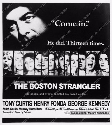 ad slick Tony Curtis Henry Fonda The Boston Strangler 1354-09