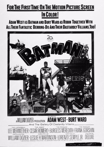 ad slick Adam West Batman 1354-12