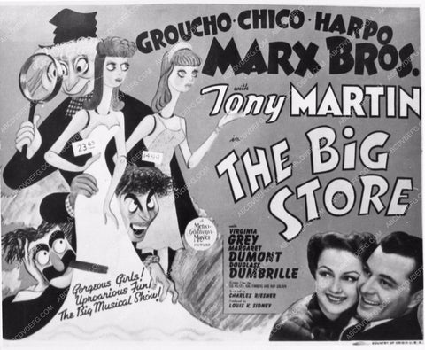 ad slick Marx Brothers The Big Store 1354-14