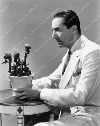 Bela Lugosi with Venus Fly Trap plant 1396-26