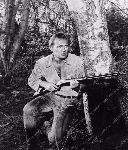 Richard Widmark and his Winchester western film The Last Wagon 1407-05