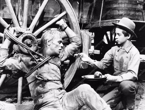 Richard Widmark Tommy Rettig western film The Last Wagon 1407-06