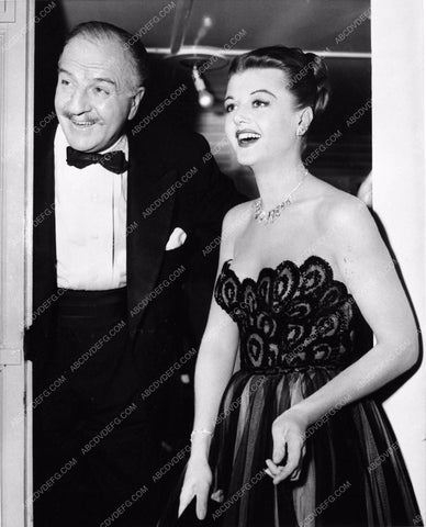 Louis Calhern Angela Lansbury candid behind the scenes Remains to be Seen 1425-10