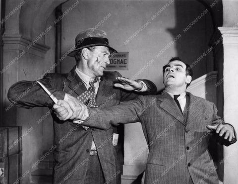 Gary Cooper Marc Lawrence film noir Cloak and Dagger 1434-10