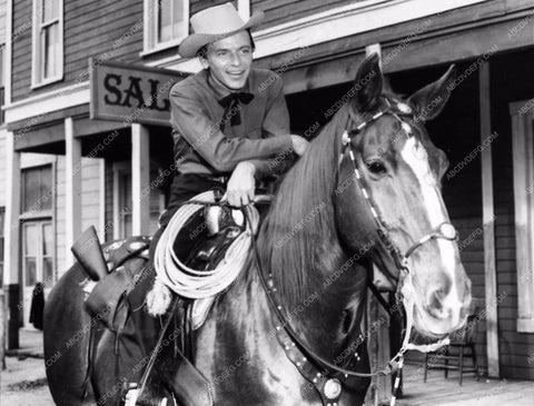 Frank Sinatra western pose on horse Johnny Concho 1495-13