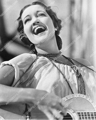 Dorothy Lamour at the guitar film Road to Singapore 1518-03