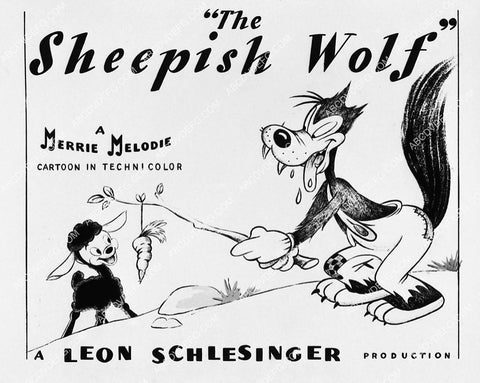 animated Merry Melody cartoon film The Sheepish Wolf 1525-22