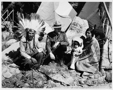 Nelson Eddy and the Native American Indians film Rose Marie 1535-11