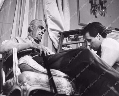 candid Boris Karloff director Peter Bogdanovich thriller film Targets 1573-07