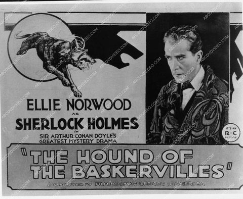 Eille Norwood silent Sherlock Holmes film The Hound of the Baskervilles 1578-22