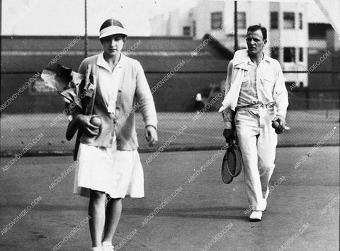 sports tennis stars Helen Wills and Phil Neer on the court 1601-29