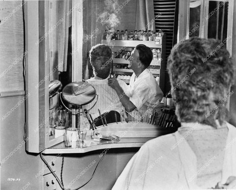 Lon Chaney Jr gets Wolf Man makeup done by Jack Pierce cool shot 1625-19