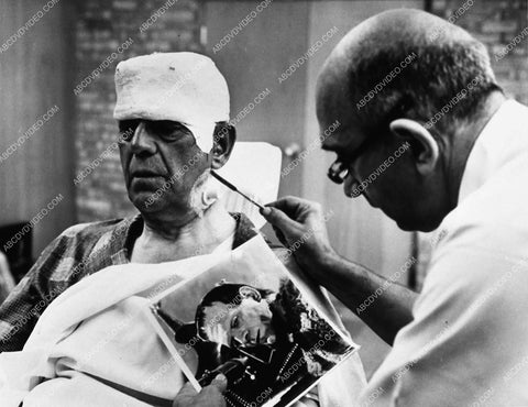 Boris Karloff last time Frankenstein makeup for TV Route 66 1626-16