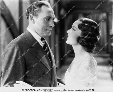 Lionel Atwill Fay Wray horror film Doctor X 1628-12