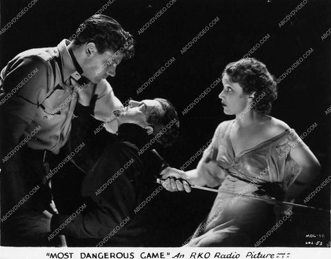 Joel Mccrea Leslie Banks Fay Wray film Most Dangerous Game 1629-01