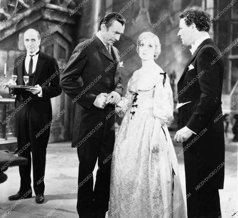 Boris Karloff Basil Rathbone eat birthday cake on set film Son of Frankenstein 1630-26