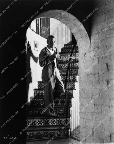 Boris Karloff gives tour of home for magazine spread 1645b-21