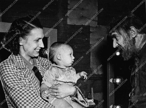 Bela Lugosi visited on set by wife and son film Son of Frankenstein 1705-30
