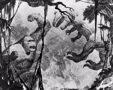 story board sketch horror film classic King Kong 1733-09