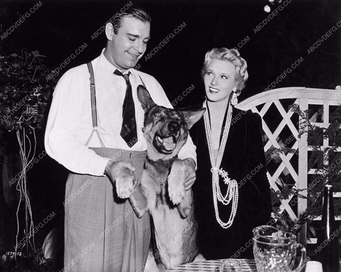 Ilona Massey Lon Chaney Jr. and dog Frankenstein Meets the Wolfman 1735-11