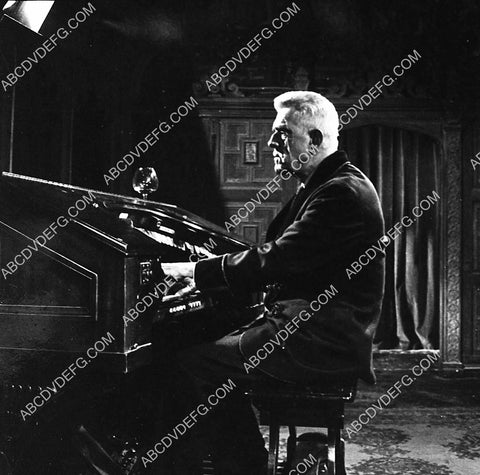 Boris Karloff at the organ film Frankenstein 1970 1750-29