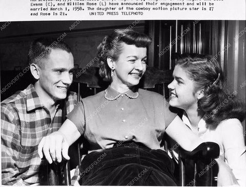 news photo Dale Evans Roy Rogers child engaged to William Rose 1752-10