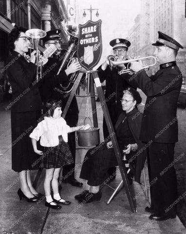 Salvation Army publicity shot 1958 historic Los Angeles 1785-03
