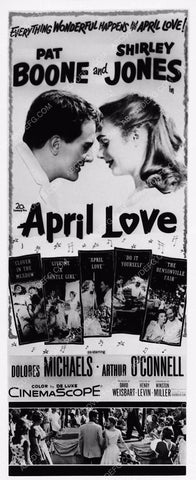 ad slick Pat Boone Shirley Jones April Love 1796-09