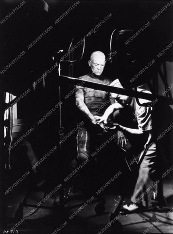 Jack Pierce makeup for Boris Karloff The Mummy behind the scenes 1804-32