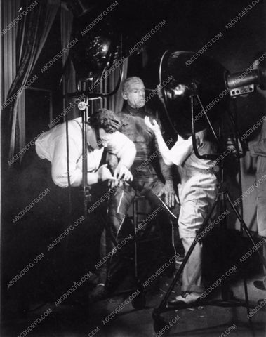 Jack Pierce makeup for Boris Karloff The Mummy behind the scenes 1804-33