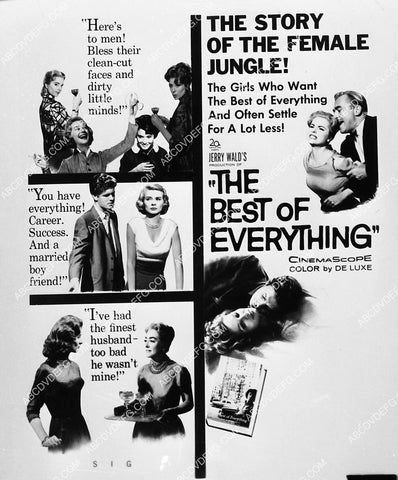 ad slick Hope Lange Stephen Boyd Martha Hyer film The Best of Everything 1848-01