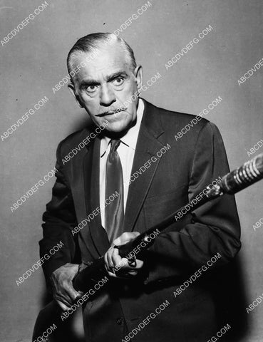 Boris Karloff w his rifle TV The Gale Storm Show 1848-22