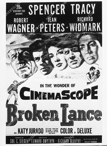 ad slick Spencer Tracy Jean Peters Richard Widmark film Broken Lance 1905-01