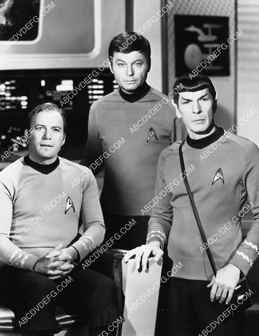 William Shatner DeForest Kelley Leonard Nimoy TV Star Trek 1908-10