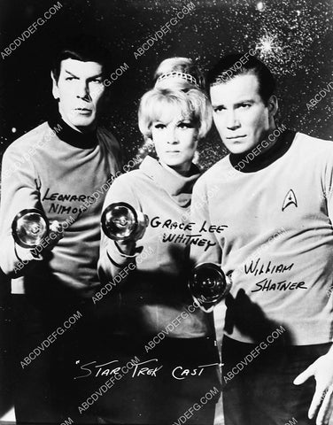 Leonard Nimoy Grace Lee Whitney William Shatner TV Star Trek 1908-12