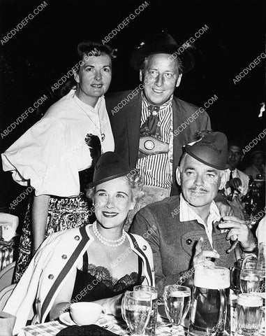 Ruth Roberson Ray Ryan Clark Gable and wife attend costume or Halloween party 1909-05