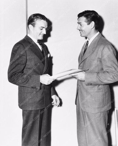 great candid shot of Clark Gable & Norman Chandler 1910-04