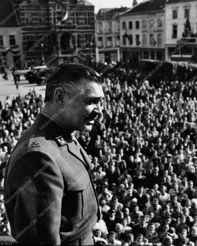 Clark Gable profile shot with crowd film scene Betrayed 1910-13