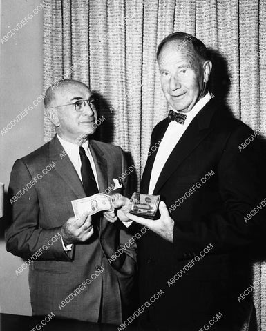 news photo business Tom May and someone at some award ceremony 1913-33