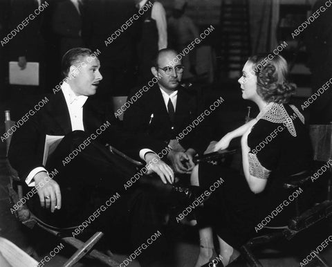 candid on set Don Ameche Alice Faye 1921-04