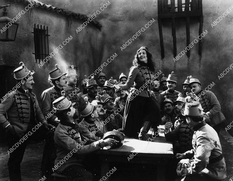 Priscilla Dean dancing for the troops silent film Under Two Flags 1956-05