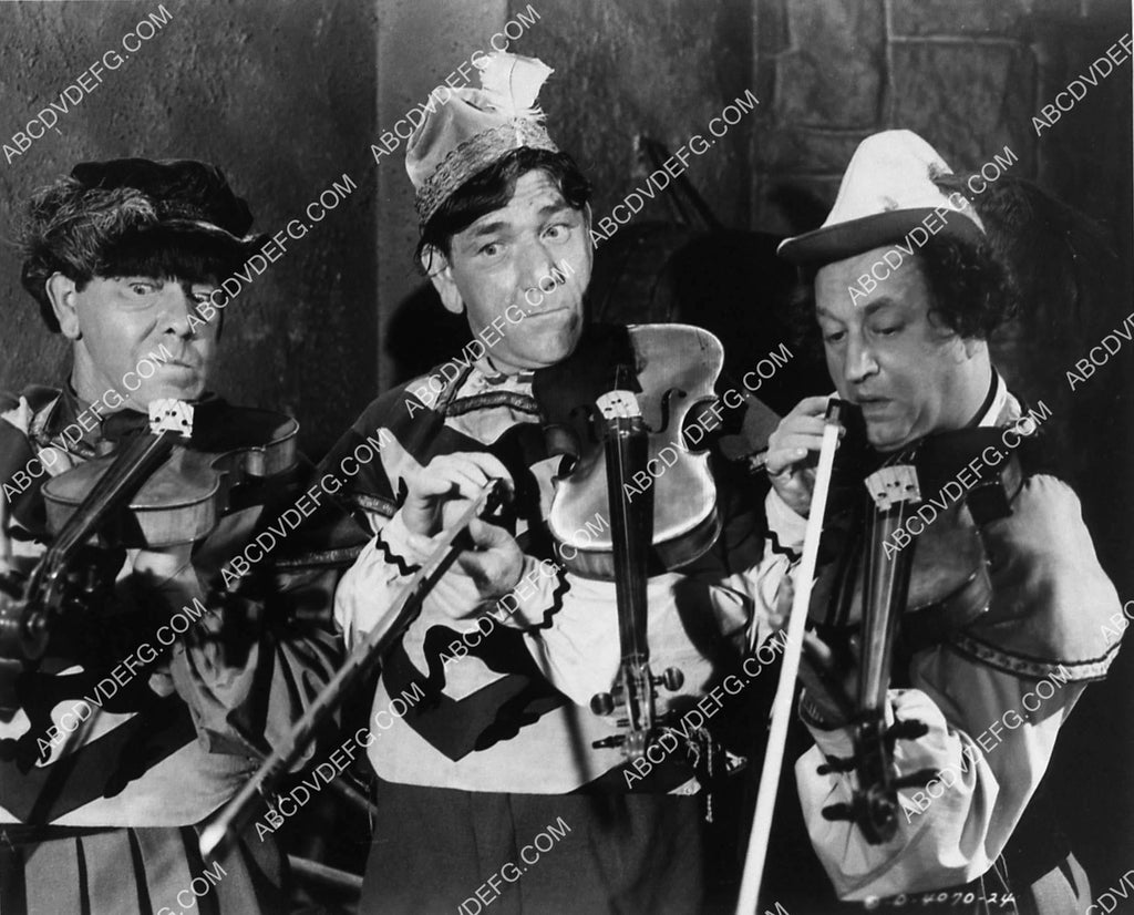 A Fiddler Three 3 Stooges Moe Larry Shemp short film Fiddlers Three 1956-21 – ABCDVDVIDEO