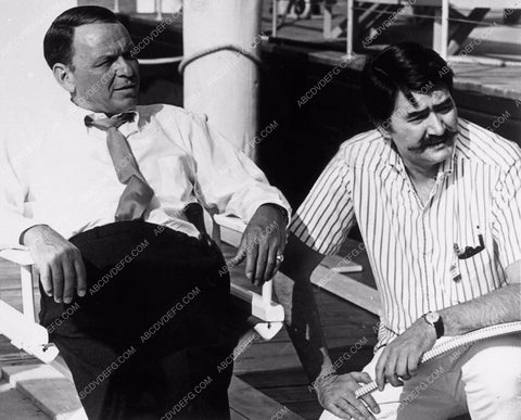 candid Frank Sinatra relaxing on the set 1970-11