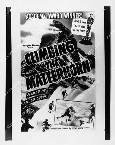 ad slick documentary short subject film Climbing the Matterhorn 1974-21