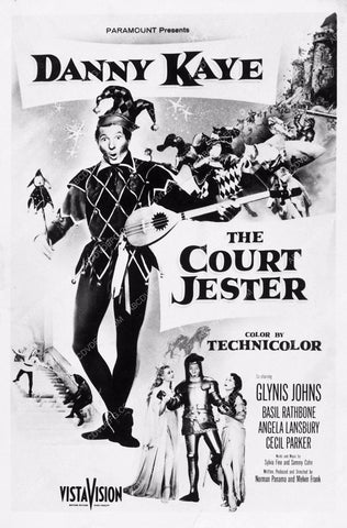 Danny Kaye add slick film The Court Jester 1989-01